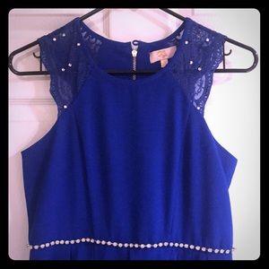 Girls blue dress size 14